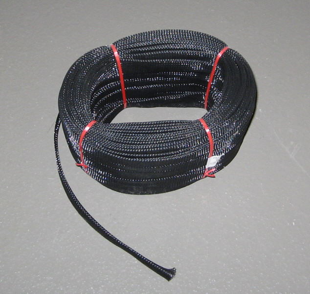 Braided cable sleeving polyamide (small/15mm)